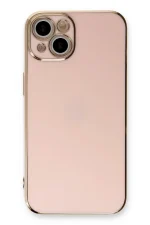 Newface iPhone 13 Kılıf Volet Silikon - Pembe - Görsel 2