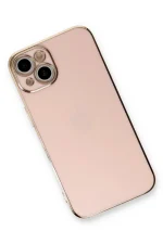 Newface iPhone 13 Kılıf Volet Silikon - Pembe - Görsel 3