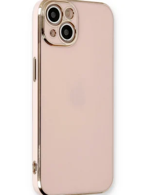 Newface iPhone 13 Kılıf Volet Silikon - Pembe