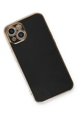 Newface iPhone 13 Kılıf Volet Silikon - Siyah - Görsel 3