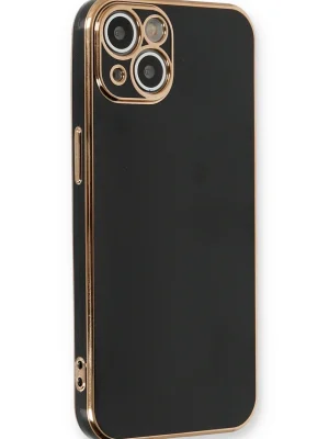 Newface iPhone 13 Kılıf Volet Silikon - Siyah