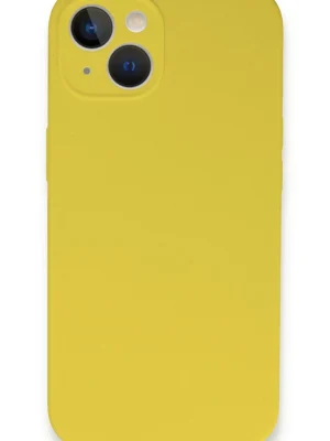 Newface iPhone 13 Mini Kılıf Lansman Legant Silikon - Sarı