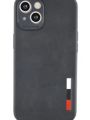 Newface iPhone 13 Mini Kılıf Loop Deri Silikon - Siyah