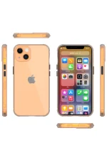 Newface iPhone 13 Mini Kılıf Miami Şeffaf Silikon - Şeffaf - Görsel 2