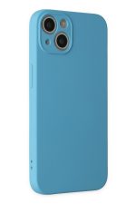 Newface iPhone 13 Mini Kılıf Nano içi Kadife  Silikon - Mavi - Görsel 2