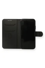 Newface iPhone 13 Mini Kılıf Trend S Plus Kapaklı Kılıf - Siyah - Görsel 2