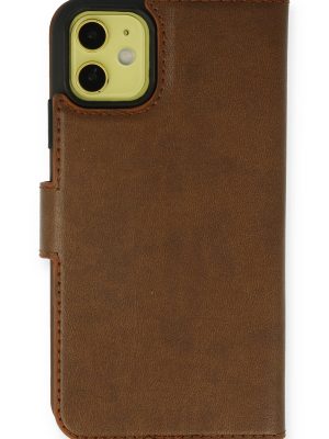 Newface iPhone 13 Mini Kılıf Trend S Plus Kapaklı Kılıf - Taba