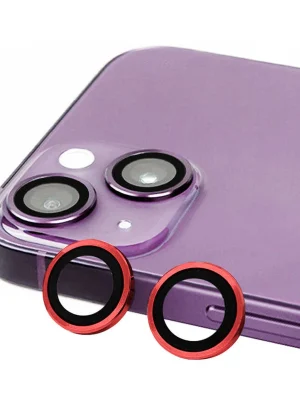 Newface iPhone 13 Mini Raze Metal Kamera Lens - Kırmızı