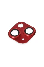 Newface iPhone 13 Pers Alüminyum Kamera Lens - Kırmızı - Görsel 4