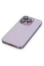 Newface iPhone 13 Pro Kılıf Armada Lensli Kapak - Lila - Görsel 4