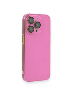 Newface iPhone 13 Pro Kılıf Armada Lensli Kapak - Pembe