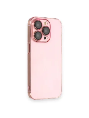 Newface iPhone 13 Pro Kılıf Armada Lensli Kapak - Rose Gold