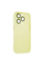 Newface iPhone 13 Pro Kılıf Armada Lensli Kapak - Sarı - Görsel 5
