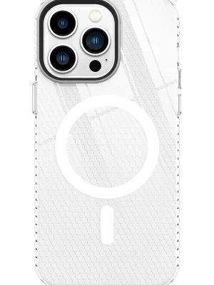 Newface iPhone 13 Pro Kılıf Beta Magneticsafe Silikon - Şeffaf