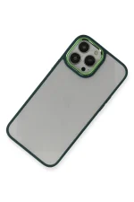 Newface iPhone 13 Pro Kılıf Dora Kapak - Haki Yeşil - Görsel 3