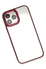 Newface iPhone 13 Pro Kılıf Dora Kapak - Kırmızı - Görsel 3