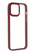 Newface iPhone 13 Pro Kılıf Dora Kapak - Kırmızı - Görsel 4