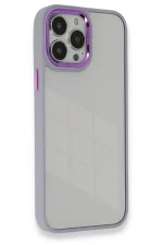 Newface iPhone 13 Pro Kılıf Dora Kapak - Lila