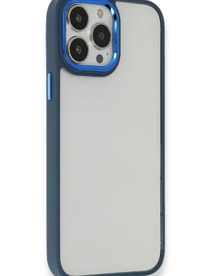 Newface iPhone 13 Pro Kılıf Dora Kapak - Mavi