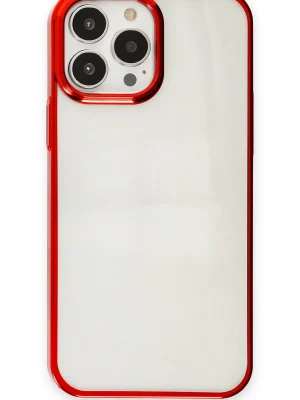 Newface iPhone 13 Pro Kılıf Element Silikon - Kırmızı