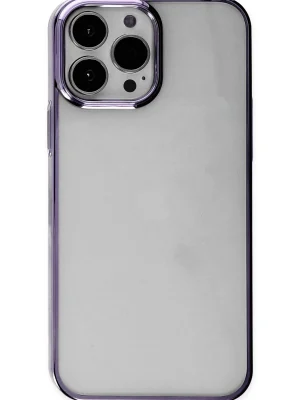 Newface iPhone 13 Pro Kılıf Element Silikon - Mor