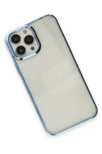 Newface iPhone 13 Pro Kılıf Element Silikon - Sky Blue - Görsel 2