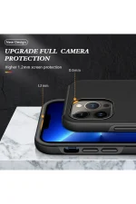 Newface iPhone 13 Pro Kılıf Elit Yüzüklü Kapak - Siyah - Görsel 7