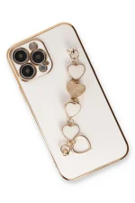 Newface iPhone 13 Pro Kılıf Esila Silikon - Beyaz - Görsel 2