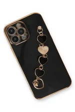 Newface iPhone 13 Pro Kılıf Esila Silikon - Siyah - Görsel 2