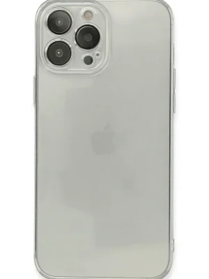 Newface iPhone 13 Pro Kılıf Fly Lens Silikon - Şeffaf