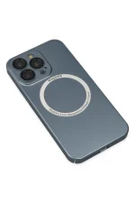 Newface iPhone 13 Pro Kılıf Jack Magneticsafe Lens Silikon - Sierra Blue - Görsel 4