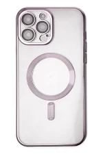 Newface iPhone 13 Pro Kılıf Kross Magneticsafe Kapak - Mor