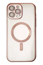 Newface iPhone 13 Pro Kılıf Kross Magneticsafe Kapak - Rose