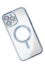 Newface iPhone 13 Pro Kılıf Kross Magneticsafe Kapak - Sierra Blue - Görsel 3