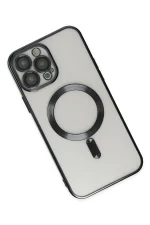 Newface iPhone 13 Pro Kılıf Kross Magneticsafe Kapak - Siyah - Görsel 3