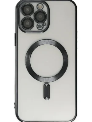 Newface iPhone 13 Pro Kılıf Kross Magneticsafe Kapak - Siyah