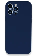 Newface iPhone 13 Pro Kılıf Lansman Legant Silikon - Lacivert
