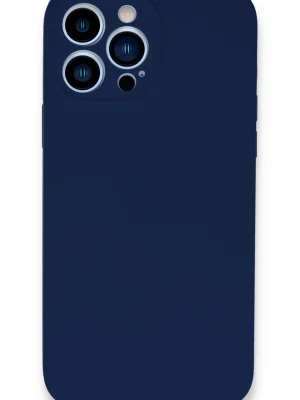Newface iPhone 13 Pro Kılıf Lansman Legant Silikon - Lacivert