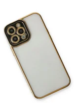 Newface iPhone 13 Pro Kılıf Liva Lens Silikon - Siyah - Görsel 3