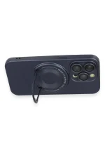 Newface iPhone 13 Pro Kılıf Lukka Magneticsafe Kapak - Lacivert - Görsel 3