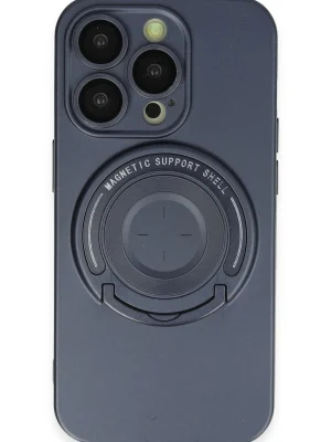 Newface iPhone 13 Pro Kılıf Lukka Magneticsafe Kapak - Lacivert