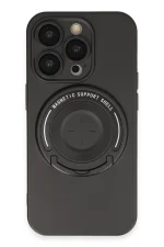 Newface iPhone 13 Pro Kılıf Lukka Magneticsafe Kapak - Siyah