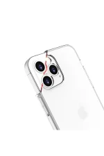 Newface iPhone 13 Pro Kılıf Lüx Şeffaf Silikon - Görsel 3