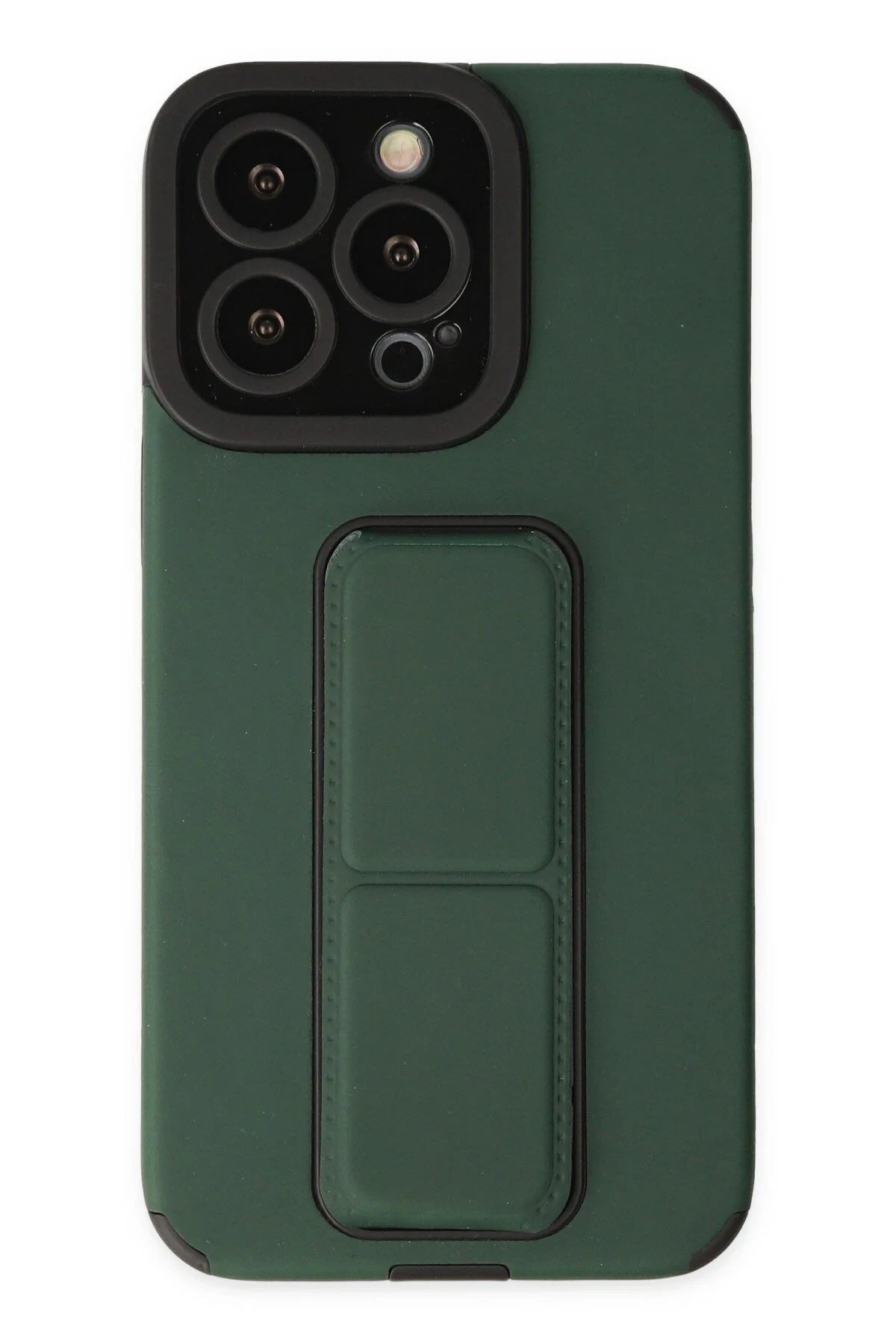 newface-iphone-13-pro-kilif-mega-standli-silikon-yesil-default.webp Newface iPhone 13 Pro Kılıf Mega Standlı Silikon - Yeşil - Görsel 1