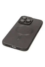 Newface iPhone 13 Pro Kılıf Moshi Lens Magneticsafe Silikon - Füme - Görsel 5