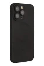 Newface iPhone 13 Pro Kılıf Moshi Lens Magneticsafe Silikon - Siyah - Görsel 2