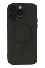 Newface iPhone 13 Pro Kılıf Moshi Lens Magneticsafe Silikon - Siyah