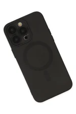 Newface iPhone 13 Pro Kılıf Moshi Lens Magneticsafe Silikon - Siyah - Görsel 3