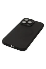 Newface iPhone 13 Pro Kılıf Moshi Lens Magneticsafe Silikon - Siyah - Görsel 4