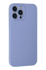 Newface iPhone 13 Pro Kılıf Nano içi Kadife Silikon - Lila - Görsel 3